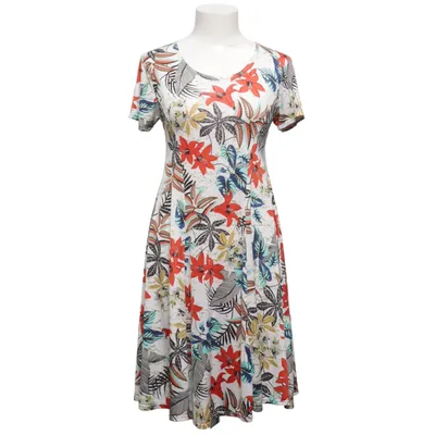 Robe (Blanc, Multicolore) de Joy's Paris Élasthane, Polyester