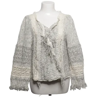 Cardigan (Hvid, Sort) fra Vanessabruno Bomuld, Linned, Polyamid
