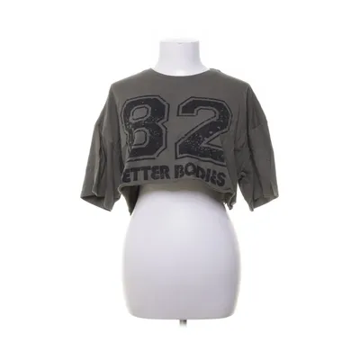 Crop top (Grön, Svart) från Better Bodies Bomull
