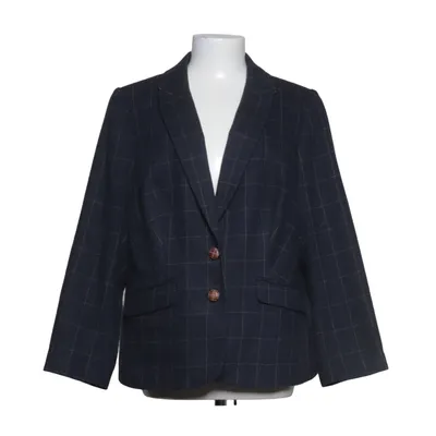 Blazer (Blauw, Meerkleurig) van M&S Collection Polyester, Wol