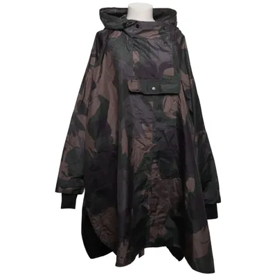 Regenponcho (Grau, Grün, Schwarz) von Zizzi
