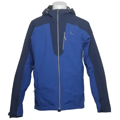 Rain jacket (Blue, Black) from Salomon Polyamide, Polyester