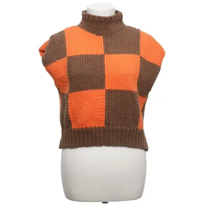 Pullunder (Orange, Braun) von Collusion Acryl, Polyester