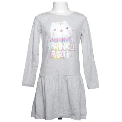 Klänning (Grå, Flerfärgad) från H&M Bomull, Polyester