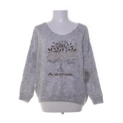 Sweater (Gray) from Cami Acrylic, Polyamide, Wool, Viscose