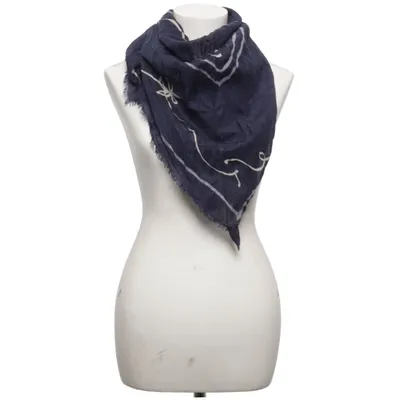Shawl (Blue, Gray) from Beck Söndergaard Silk, Wool