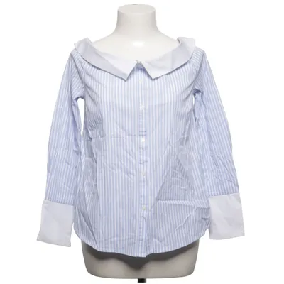 Shirt (Blauw, Wit) van New Look Katoen, Elastaan, Polyamide
