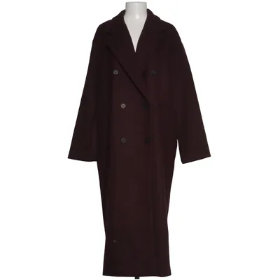 Frakke (Lilla) fra Pull & Bear Polyester, Uld