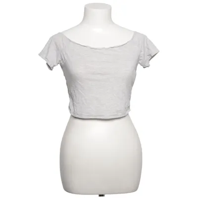 Crop top (Grå) från Hollister Bomull, Elastan