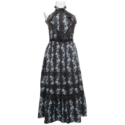 Maxi dress (Black, Multicolored) from Erdem x H&M Polyester