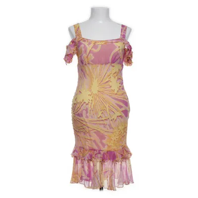 Kjole (Pink, Gul) fra Ungaro Fuchsia Elastan, Polyester, Silke