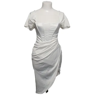 Cocktailklänning (Vit) från Jaded Rose Elastan, Polyester