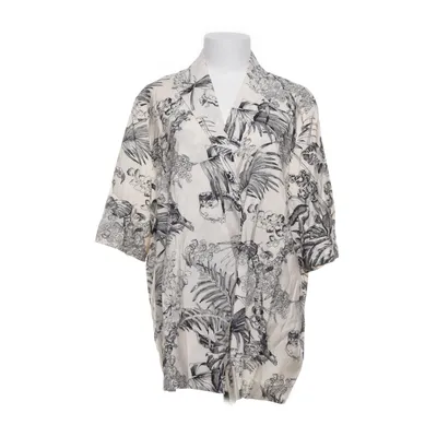 Kortærmet skjorte (Beige, Sort) fra COS Bomuld, Modal, Polyester