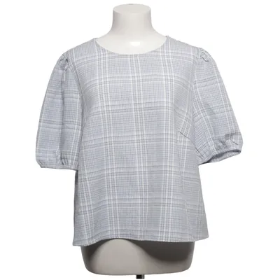 Top (Blauw, Wit) van VRS Woman Elastaan, Polyester