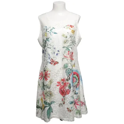 Jurk (Wit, Meerkleurig) van Happi Elastaan, Polyester