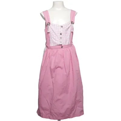 Dirndl (Rosa, Vit) från Usar Trachten Bomull