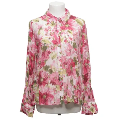 Bluse (Pink, Grøn, Flerfarvet) fra Zara Polyamid, Viscose