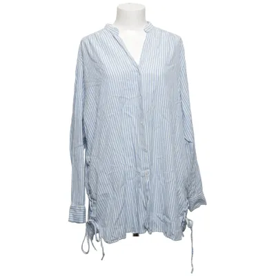 Blouse (Blue, White) from Zara Trafaluc Collection