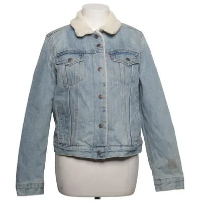 Fodrad jeansjacka (Blå, Vit) från Levi Strauss & Co Akryl, Bomull, Polyester, Viskos