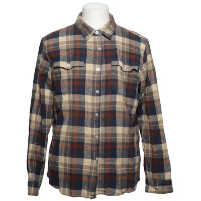 Flannel skjorte (Blå, Brun, Beige) fra HUF Bomuld