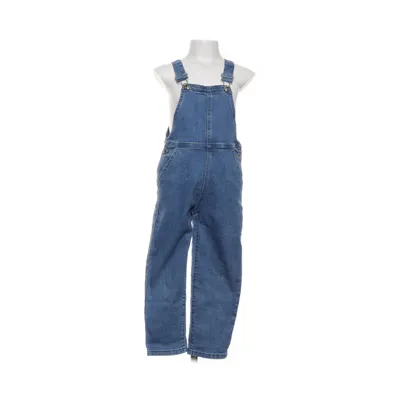 Tuinbroek (Blauw) van Minimarket Katoen, Elastaan