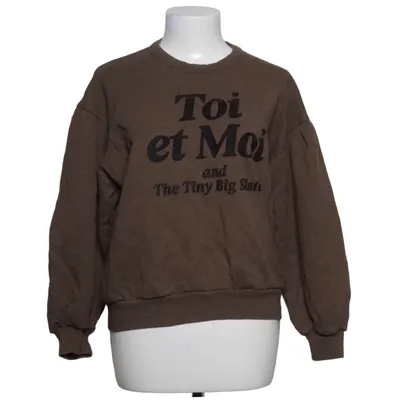 Collegetröja (Brun) från The Tiny Big Sister Bomull