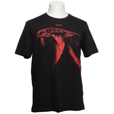 T-shirt (Black, Red) from Hugo Boss Cotton, Elastane