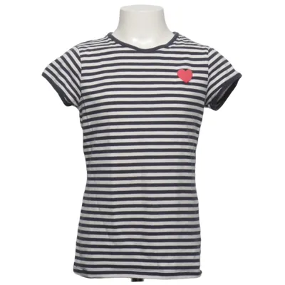 T-shirt (Bleu, Blanc) de Jonas Nielsen Élasthane, Coton biologique