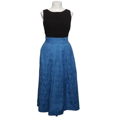 Kjole (Sort, Blå) fra Closet Bomuld, Elastan, Polyester, Viscose