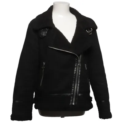 Shearling Jacke (Schwarz) von Zara Outerwear Polyester