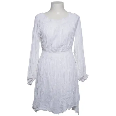 Dress (White) from Make Way Viscose