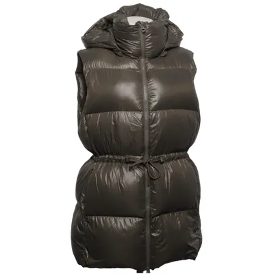Ydervest (Grøn) fra H&M Premium Quality Polyamid, Dun