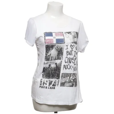 T-shirt (Blanc, Multicolore) de Hard Rock Coton