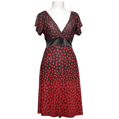 Dress (Black, Red) from Background Elastane, Polyester
