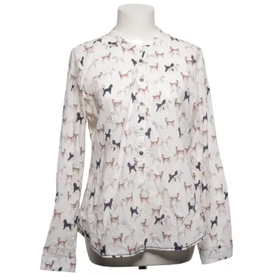 Blouse (Blanc, Marron, Noir) de Emily van den Bergh Coton