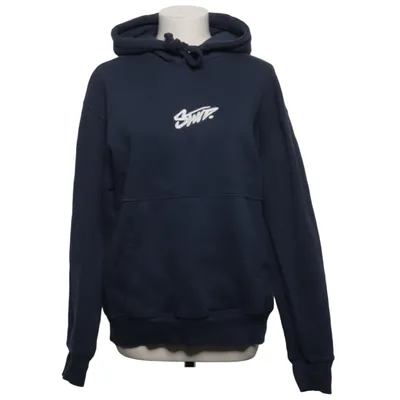 Hoodie (Blue) from Pull & Bear Cotton, Polyester