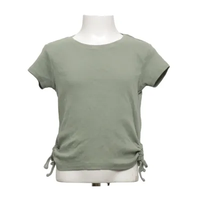 T-shirt (Groen) van A Punto. Katoen, Elastaan