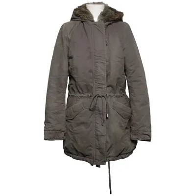 Parka (Gris) de IQ+ Berlin Coton, Polyamide, Polyester, Fourrure de lapin, Viscose