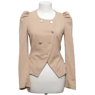 Blazer (Beige) von Attentif Baumwolle, Elasthan, Polyester