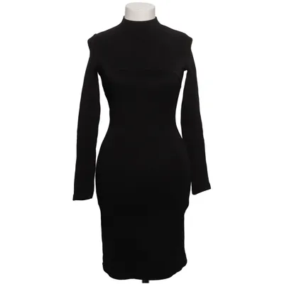 Jurk met col (Zwart) van Randigarutan Elastaan, Nylon