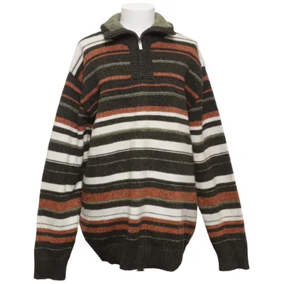 Sweater (Green, White, Brown) from Line Collection Polyamide, Wool