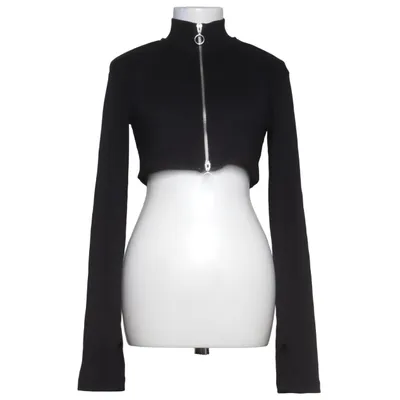 Crop top (Svart) från Collusion Bomull, Elastan