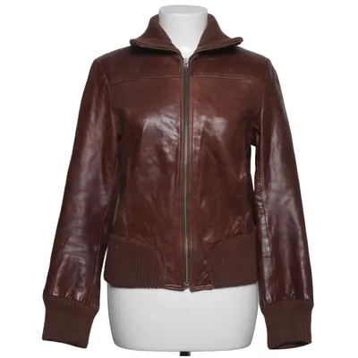 Läderjacka (Brun) från Amoress