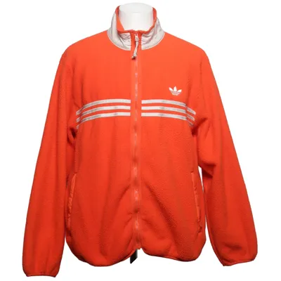 Veste polaire (Orange, Blanc) de Adidas Originals Polyester recyclé