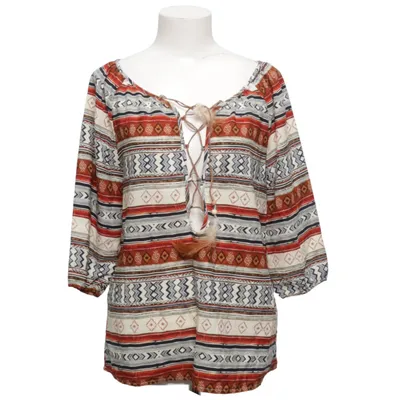 Blouse (Blanc, Multicolore) de Natura Viscose