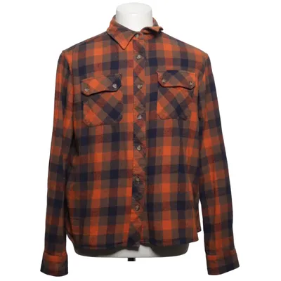 Flannel skjorte (Orange, Blå, Brun) fra Strøva Bomuld