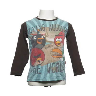 Maillot de baseball (Bleu, Marron, Multicolore) de Angry Birds Coton