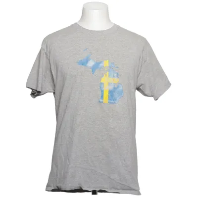 T-shirt (Gris, Bleu, Jaune) de Hanes Coton, Polyester