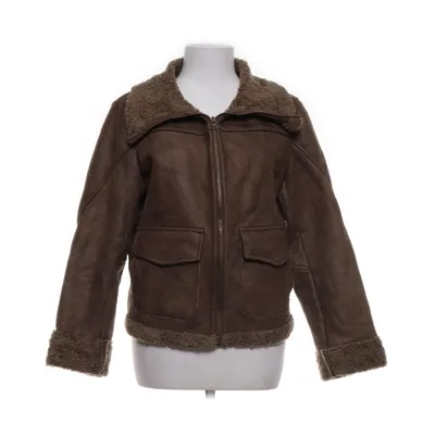 Shearlingjacka (Brun) från Zara Basic Akryl, Polyester