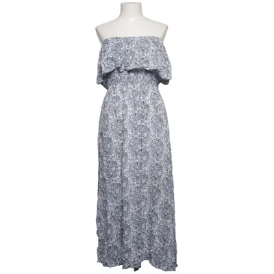 Robe longue (Bleu, Blanc) de Yidarton Coton, Élasthane